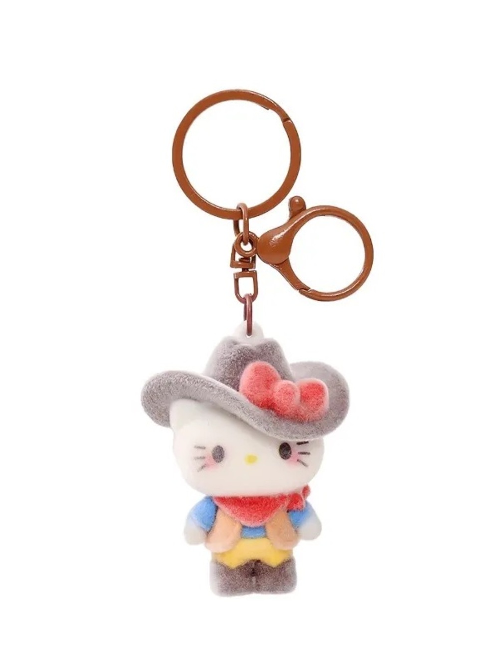 Hello Kitty Cowboy Keychain